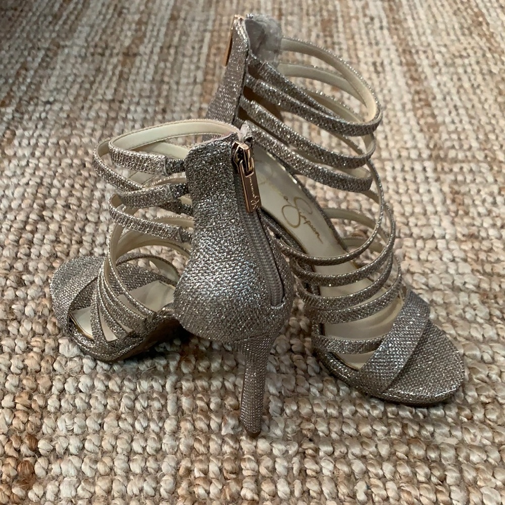 Jessica Simpson Palkaya Sandals in Gold Shimmer